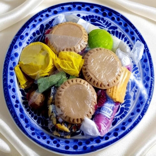 Arreglo plato talavera 25 cms