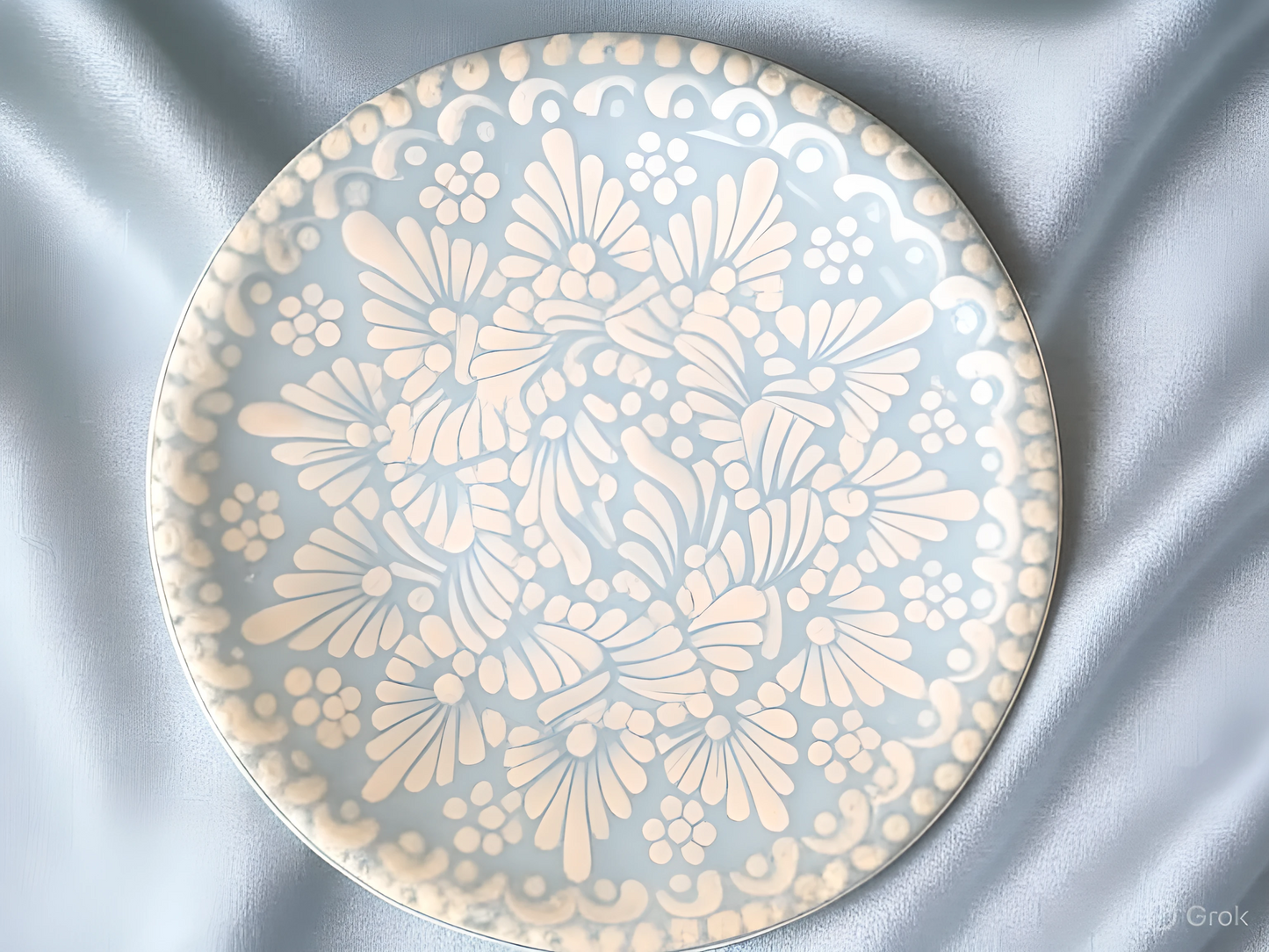 Plato de Talavera Poblana varios diseños y colores