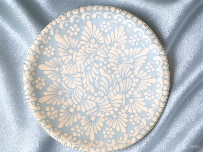 Arreglo plato talavera 25 cms