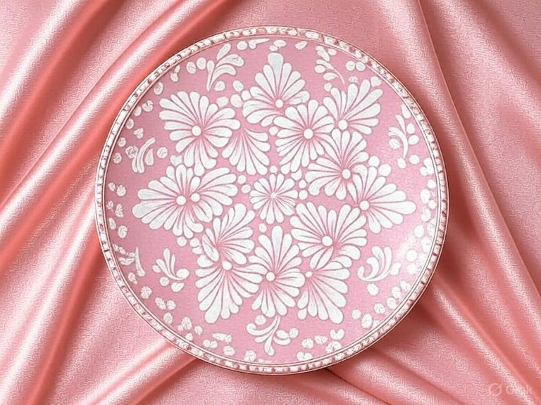 Arreglo plato talavera 25 cms